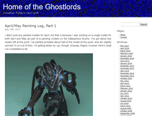 Tablet Screenshot of ghostlords.com